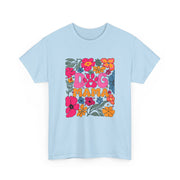 Dog Mama Floral Tee, Cute Dog Mom T-Shirt, Flower Design Unisex Cotton Shirt, Pet Lover Gift,