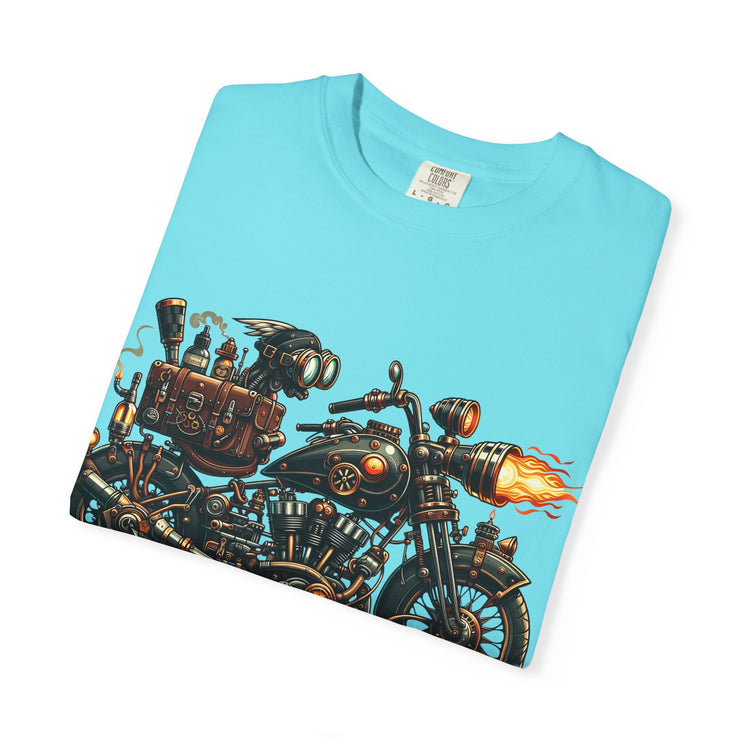 Motorcycle T-Shirt, Unisex Graphic Tee, Biker Shirt, Gift for Him/Her, Festival Apparel, Cool Casual Wear, Bike Design
