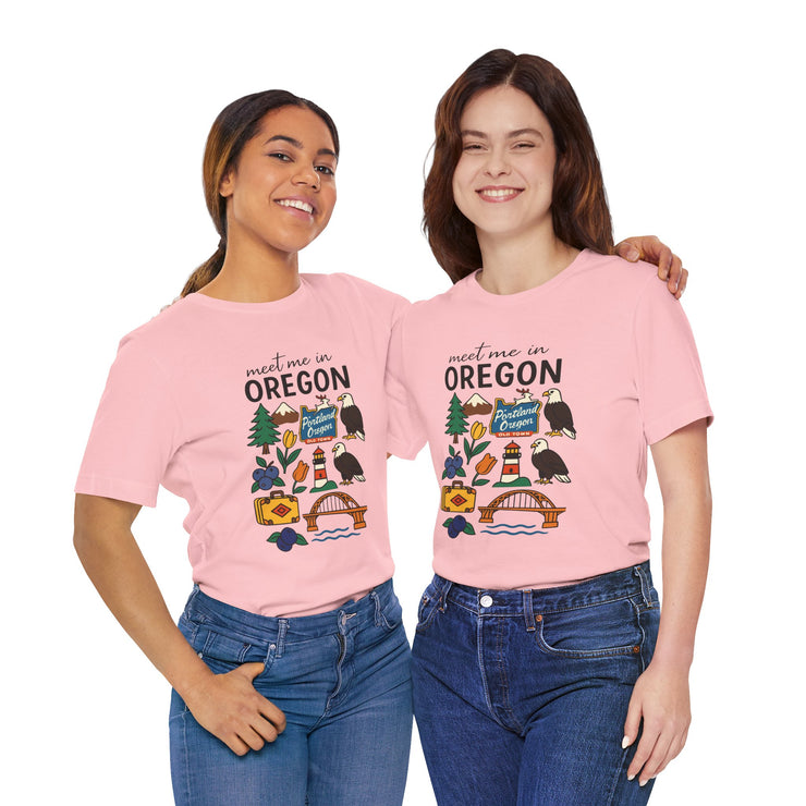 Oregon State Pride Tee, Explore Oregon T-Shirt, Travel Souvenir Shirt, USA States Design