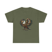 Eagle Graphic Tee, Unisex Heavy Cotton Shirt, Animal Lover Gift, Nature T-Shirt, Wildlife Apparel, Casual Daily Wear