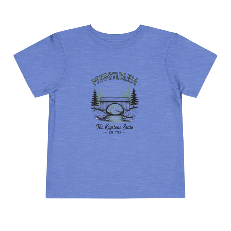 Pennsylvania Adventure Toddler Tee, Cute Kids Shirt, Gift for Little Explorers, Vacation Outfit, USA States Design