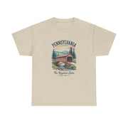 Pennsylvania Vintage Graphic Tee, Unisex T-Shirt, Nature Lover Gift, Travel Souvenir, State Pride Apparel