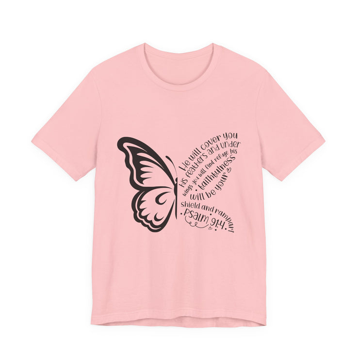 Inspirational Quote Tee, Motivational Shirt, Unisex Graphic T-Shirt, Gift for Her,Butterfly Love