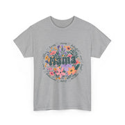 Floral 'Mama' Unisex Heavy Cotton Tee, Perfect for Mother's Day, Gifts for Mom, Birthday Apparel,