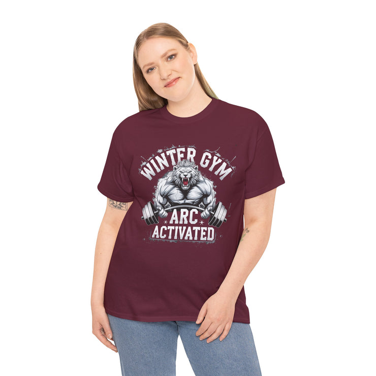 Winter Gym Arc Activated T-Shirt | Unisex Heavy Cotton Tee for Fitness Enthusiasts, Casual Wear, Weightlifting Gift, Workout Apparel, [...]