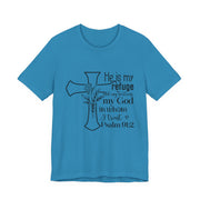 Faith-Inspired Unisex Short Sleeve Tee, Inspirational Shirt, Christian Apparel, Religious Gifts, Scripture T-Shirt