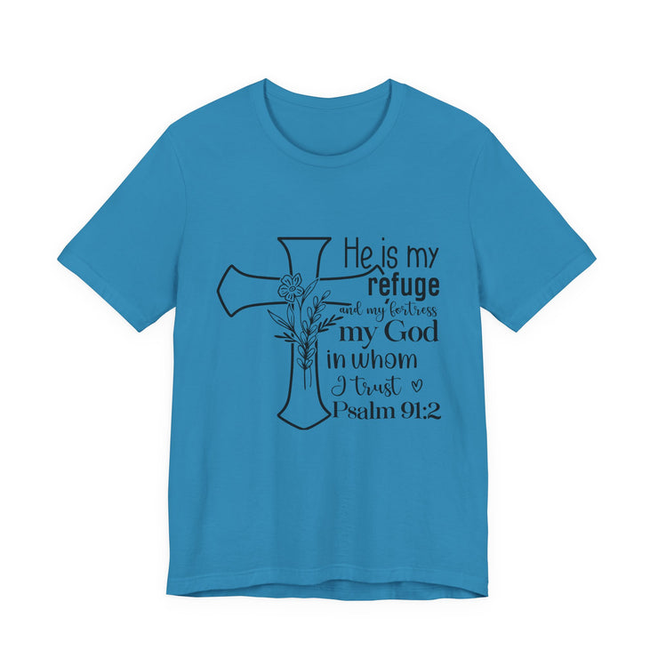 Faith-Inspired Unisex Short Sleeve Tee, Inspirational Shirt, Christian Apparel, Religious Gifts, Scripture T-Shirt
