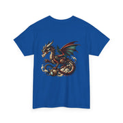 Dragon Graphic Tee, Unisex Cotton T-Shirt, Fantasy Shirt, Gift for Gamers, Cool Casual Wear, Dragon Lover Apparel