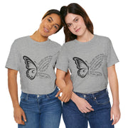 Inspirational Quote Tee, Motivational Shirt, Unisex Graphic T-Shirt, Gift for Her,Butterfly Love