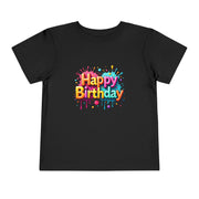 Happy Birthday Toddler Tee, Kids Birthday Gift, Short Sleeve Tee, Birthday Outfit, Toddler Shirt, Celebration Apparel