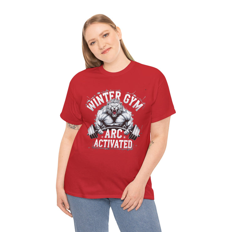 Winter Gym Arc Activated T-Shirt | Unisex Heavy Cotton Tee for Fitness Enthusiasts, Casual Wear, Weightlifting Gift, Workout Apparel, [...]