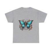 Butterfly Graphic Tee, Vintage-Inspired Shirt, Nature Lover's Gift, Spring Fashion, Eco-Friendly Unisex Tee
