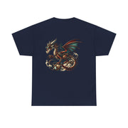 Dragon Graphic Tee, Unisex Cotton T-Shirt, Fantasy Shirt, Gift for Gamers, Cool Casual Wear, Dragon Lover Apparel