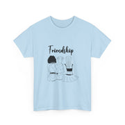 Friendship Unisex Heavy Cotton Tee - Perfect Gift for Friends, Casual Wear, Celebration Tees, Summer Fashion, Unique Friendship Gift