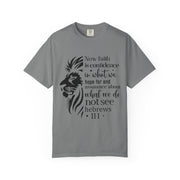 Faith-Inspired Unisex T-Shirt, Inspirational Quote Tee, Confidence T-Shirt, Biblical Verse Apparel, Casual Faith Clothing, Motivational Design Christain Design,