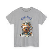 skshirt Coffee Tee | Unisex Heavy Cotton Tee, Gift for Coffee Lovers, Cool Vintage Shirt, Unique Graphic Tee, Perfect Gift for Holidays