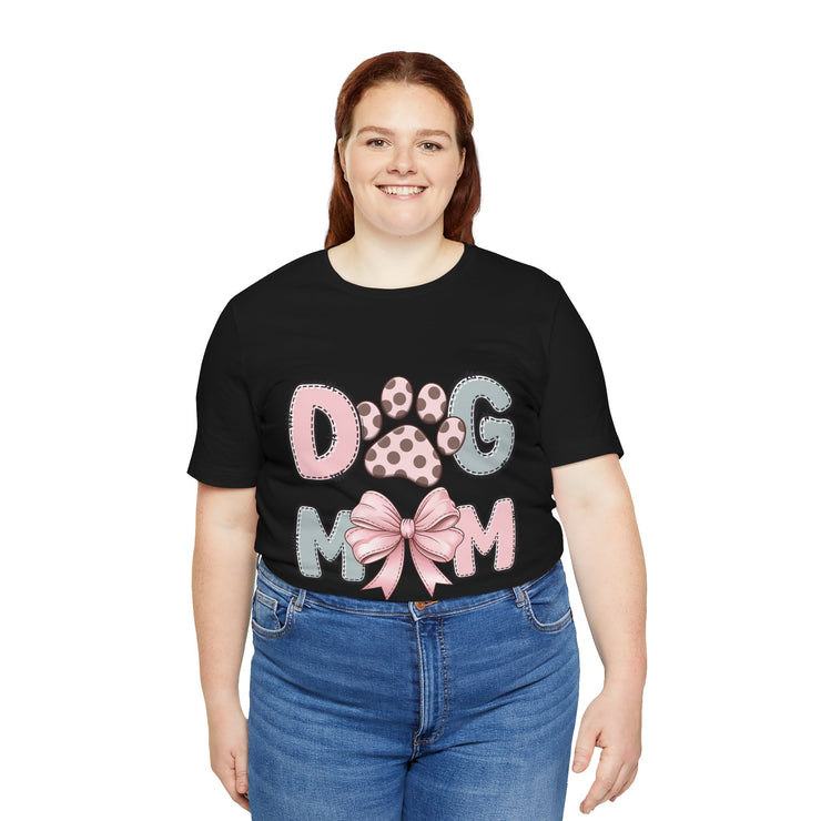 Dog Mom Tee, Cute Pet Lover Shirt, Gift for Dog Owners, Casual Dog Mom Wear, Animal Lover Clothing, Mothers Day
