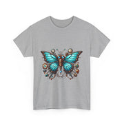 Butterfly Graphic Tee, Vintage-Inspired Shirt, Nature Lover's Gift, Spring Fashion, Eco-Friendly Unisex Tee
