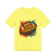 San Francisco Football Tee | Unisex Short Sleeve Shirt for Fans, Game Day Apparel, Sports Design, Casual Wear,