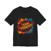 San Francisco Football Tee | Unisex Short Sleeve Shirt for Fans, Game Day Apparel, Sports Design, Casual Wear,
