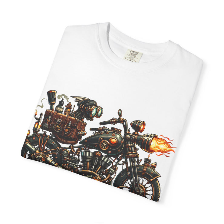 Motorcycle T-Shirt, Unisex Graphic Tee, Biker Shirt, Gift for Him/Her, Festival Apparel, Cool Casual Wear, Bike Design