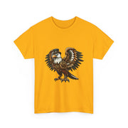 Eagle Graphic Tee, Unisex Heavy Cotton Shirt, Animal Lover Gift, Nature T-Shirt, Wildlife Apparel, Casual Daily Wear