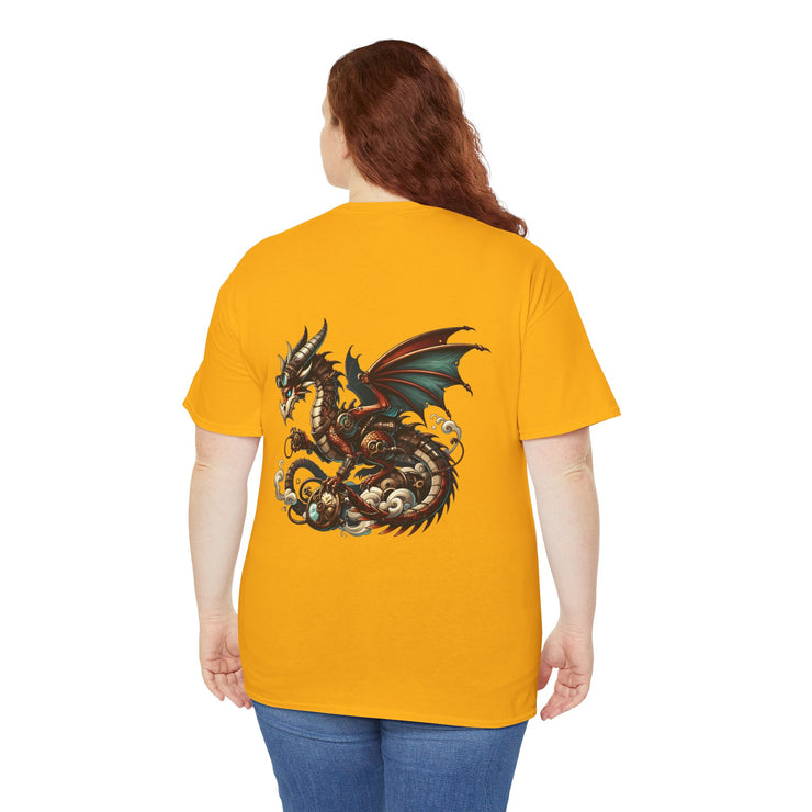 Dragon Graphic Tee, Unisex Cotton T-Shirt, Fantasy Shirt, Gift for Gamers, Cool Casual Wear, Dragon Lover Apparel