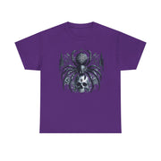 Gothic Spider Graphic Tee | Unisex Heavy Cotton Tee, Halloween Shirt, Alternative Fashion, Edgy Apparel, Gift for Her/Him