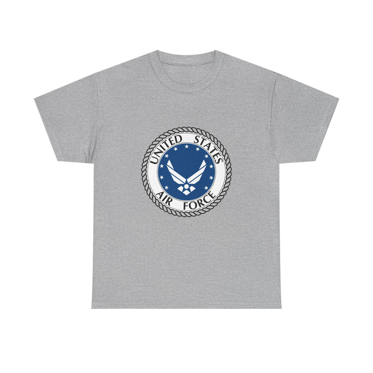 US Air Force Unisex Heavy Cotton Tee - Patriotic Apparel, Veteran Gift, Military T-Shirt, Casual Wear, Everyday Comfort