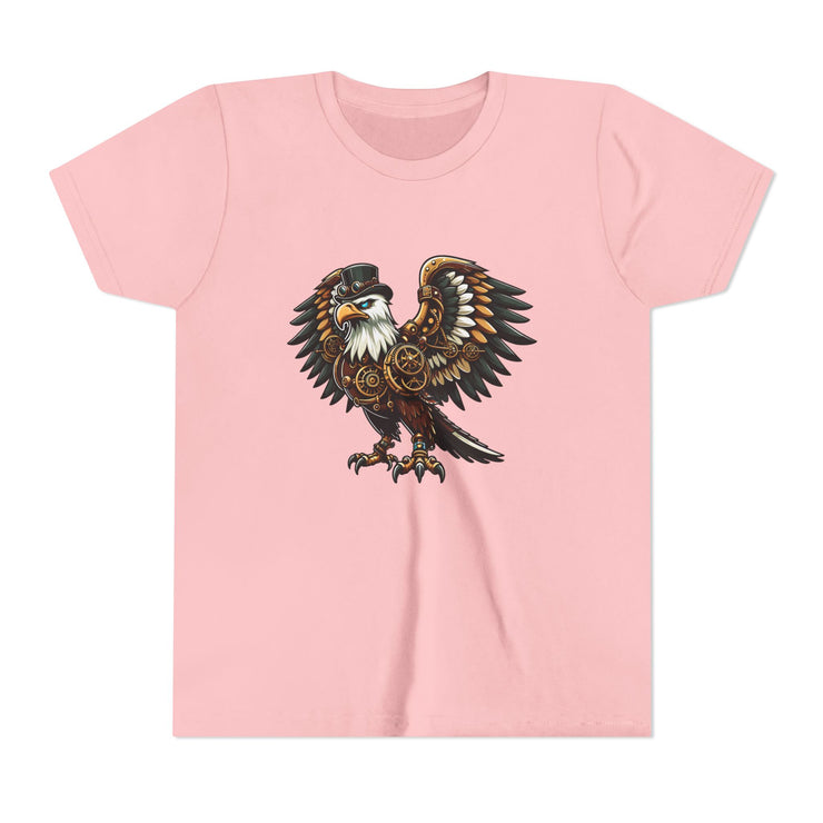 SKShirt Eagle Youth Tee - Unique Graphic Shirt, Bird Lover Gift, Nature-Themed Apparel, Fashion for Kids, Cool Kids' Clothing