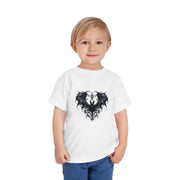 Gothic Dragon Toddler Tee, Cute Kids Shirt, Toddler Short Sleeve Tee, Unique Gift Idea, Halloween Outfit, Trendy Kids Apparel