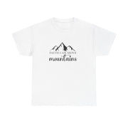 Faith Unisex Heavy Cotton Tee, Inspirational Shirt, Gift for Believers, Faith-Based Apparel, Motivational Top, Christian Tee