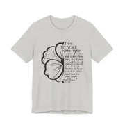 Inspirational Floral Tee | Faith-Based Motivational Shirt, Everyday Casual Wear, Gift for Friends, Church Events, Christian Design