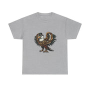 Eagle Graphic Tee, Unisex Heavy Cotton Shirt, Animal Lover Gift, Nature T-Shirt, Wildlife Apparel, Casual Daily Wear
