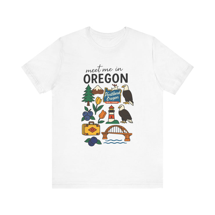 Oregon State Pride Tee, Explore Oregon T-Shirt, Travel Souvenir Shirt, USA States Design