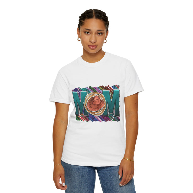 Mom-Themed Unisex Garment-Dyed T-shirt, Gift for Mothers Day, Birthday, Family Gatherings, Casual Wear, Mothers Day Design