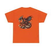 Dragon Graphic Tee, Unisex Cotton T-Shirt, Fantasy Shirt, Gift for Gamers, Cool Casual Wear, Dragon Lover Apparel