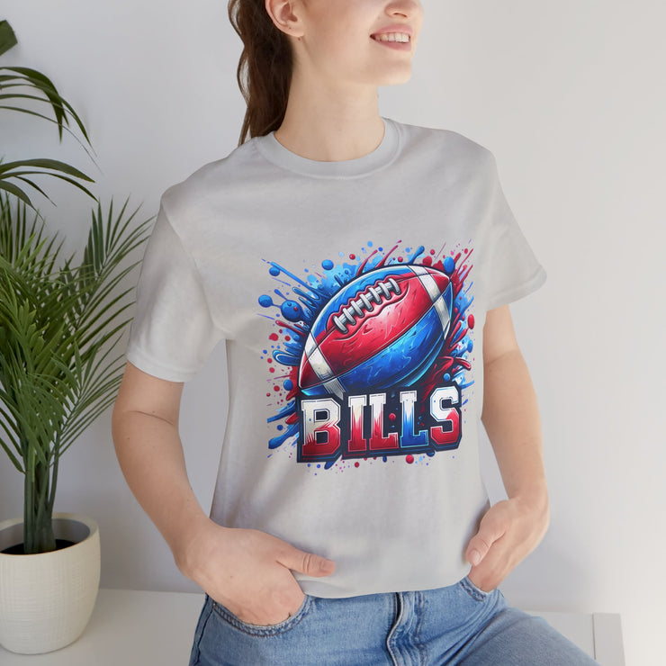 Bills Football Tee, Unisex Sports Shirt, Game Day Apparel, Team Spirit Wear, Gift for Fans, Sports Design