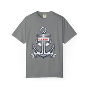 Unisex T-Shirt with U.S. Navy Anchor Design, Casual Tee, Maritime Gift, Sailor Apparel, Patriotic Wear, Summer Style