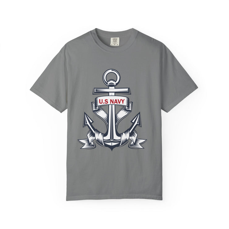 Unisex T-Shirt with U.S. Navy Anchor Design, Casual Tee, Maritime Gift, Sailor Apparel, Patriotic Wear, Summer Style