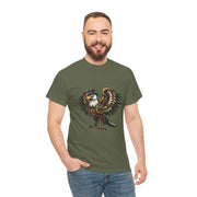 Eagle Graphic Tee, Unisex Heavy Cotton Shirt, Animal Lover Gift, Nature T-Shirt, Wildlife Apparel, Casual Daily Wear