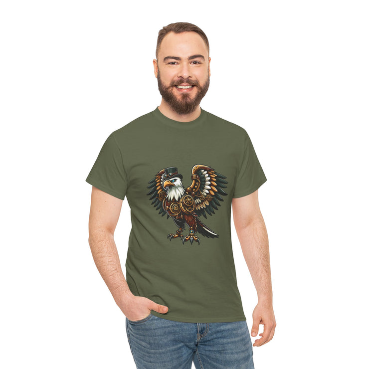 Eagle Graphic Tee, Unisex Heavy Cotton Shirt, Animal Lover Gift, Nature T-Shirt, Wildlife Apparel, Casual Daily Wear