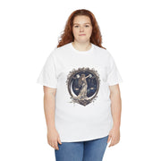 Moonlit Goddess Tee - Ethereal Cotton Shirt, Unisex T-Shirt, Celestial Graphic Tee, Bohemian Style Top, Vintage Art Apparel