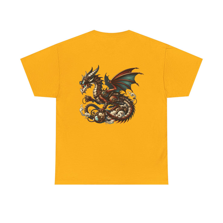 Dragon Graphic Tee, Unisex Cotton T-Shirt, Fantasy Shirt, Gift for Gamers, Cool Casual Wear, Dragon Lover Apparel
