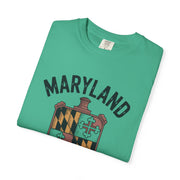 Maryland Pride Unisex Garment-Dyed T-shirt, Vintage Maryland Shirt, Maryland State Pride Tee, Gift for Marylanders, USA States Design