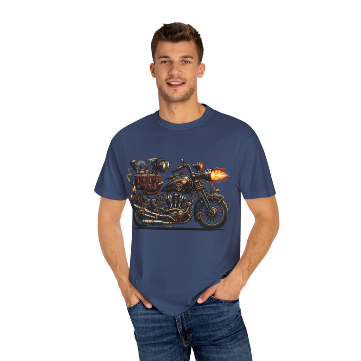 Motorcycle T-Shirt, Unisex Graphic Tee, Biker Shirt, Gift for Him/Her, Festival Apparel, Cool Casual Wear, Bike Design