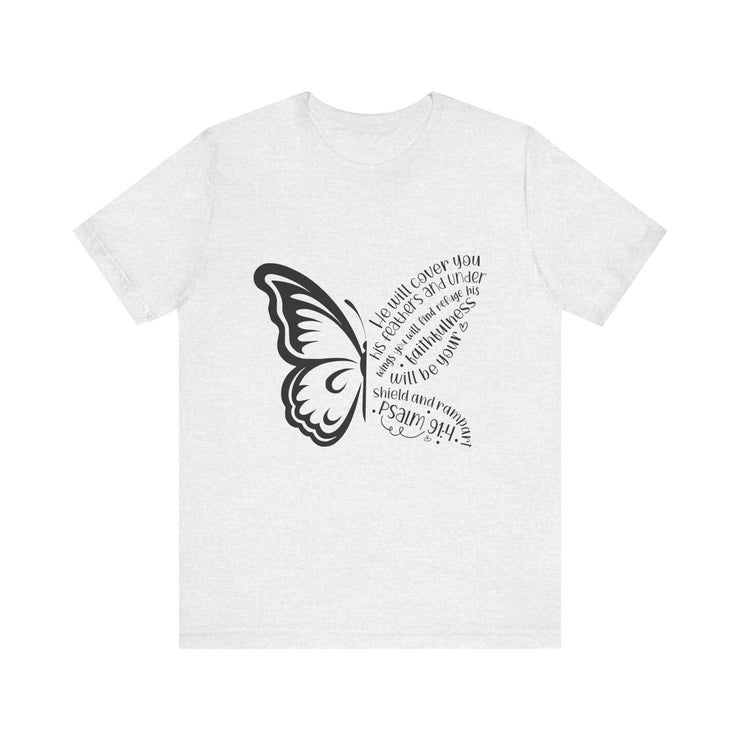 Inspirational Quote Tee, Motivational Shirt, Unisex Graphic T-Shirt, Gift for Her,Butterfly Love