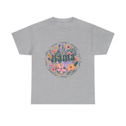 Floral 'Mama' Unisex Heavy Cotton Tee, Perfect for Mother's Day, Gifts for Mom, Birthday Apparel,