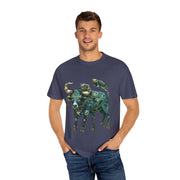 Bohemian Bull T-Shirt, Artistic Graphic Tee, Unisex Shirt for Cow Lovers, Gift for Occasions, Casual Wear, Eco-Friendly Style