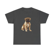 Cute Dog Lover Tee, Unisex Heavy Cotton Tee, Pet Owner Gift, Casual Dog Shirt, Dog-Themed Apparel, Everyday Wear